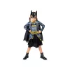 Batgirl jelmez lányoknak – 8–10 éveseknek | Fekete-sárga ruha köpennyel és maszkkal | Hivatalos DC licenc