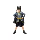 Batgirl jelmez lányoknak – 8–10 éveseknek | Fekete-sárga ruha köpennyel és maszkkal | Hivatalos DC licenc