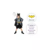 Batgirl jelmez lányoknak – 8–10 éveseknek | Fekete-sárga ruha köpennyel és maszkkal | Hivatalos DC licenc