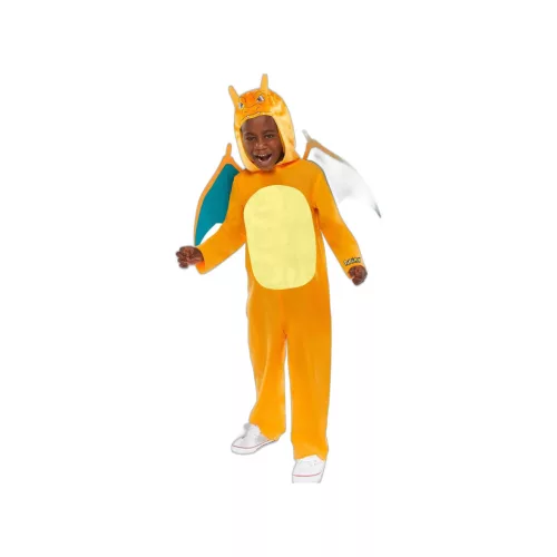 Amscan Pokémon Charizard kapucnis gyerek jelmez 6–8 éveseknek (Jumpsuit – 102 cm)