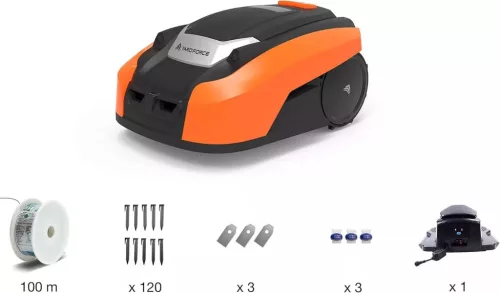 Yard Force X50i robotfűnyíró – Wi-Fi vezérléssel, iRadar™ technológiával, 500 m²-ig BONTOTT