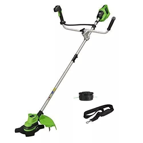 Greenworks GD24X2BCB 48V (2x24V) akkumulátoros fűkasza és bozótvágó (Akku és töltő nélkül)