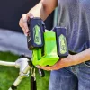 Greenworks GD24X2BCBK4x 48V (2x24V) akkumulátoros fűkasza szett (2 db 4.0 Ah akkuval és dupla töltővel)