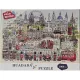 HUADADA 1000 db-os puzzle – London nevezetességei (Rajzolt stílus)
