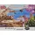 HUADADA 1000 db-os puzzle – Virágos tengerparti terasz