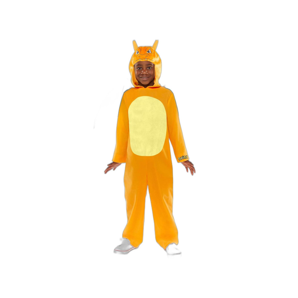 Amscan Pokémon Charizard kapucnis gyerek jelmez 6–8 éveseknek (Jumpsuit – 102 cm)