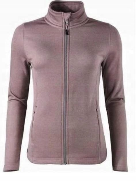 Crivit női Powerstretch sportdzseki – M (38/40), mályva/világosbarna