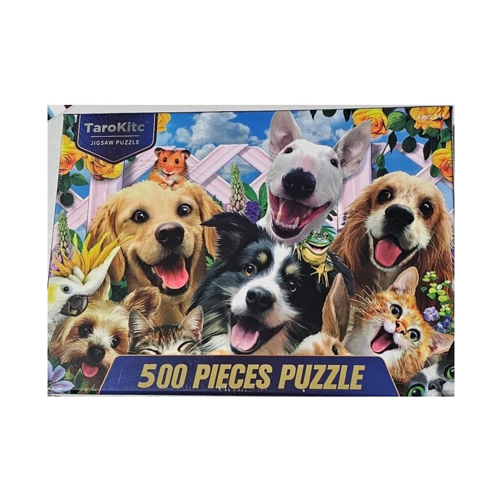 TaroKitc 500 db-os puzzle – Vidám állatok